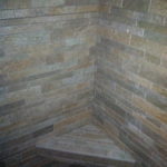 Custom stone shower