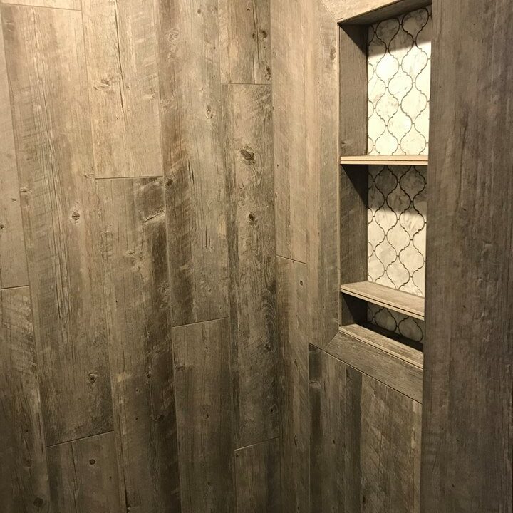 custom tile shower